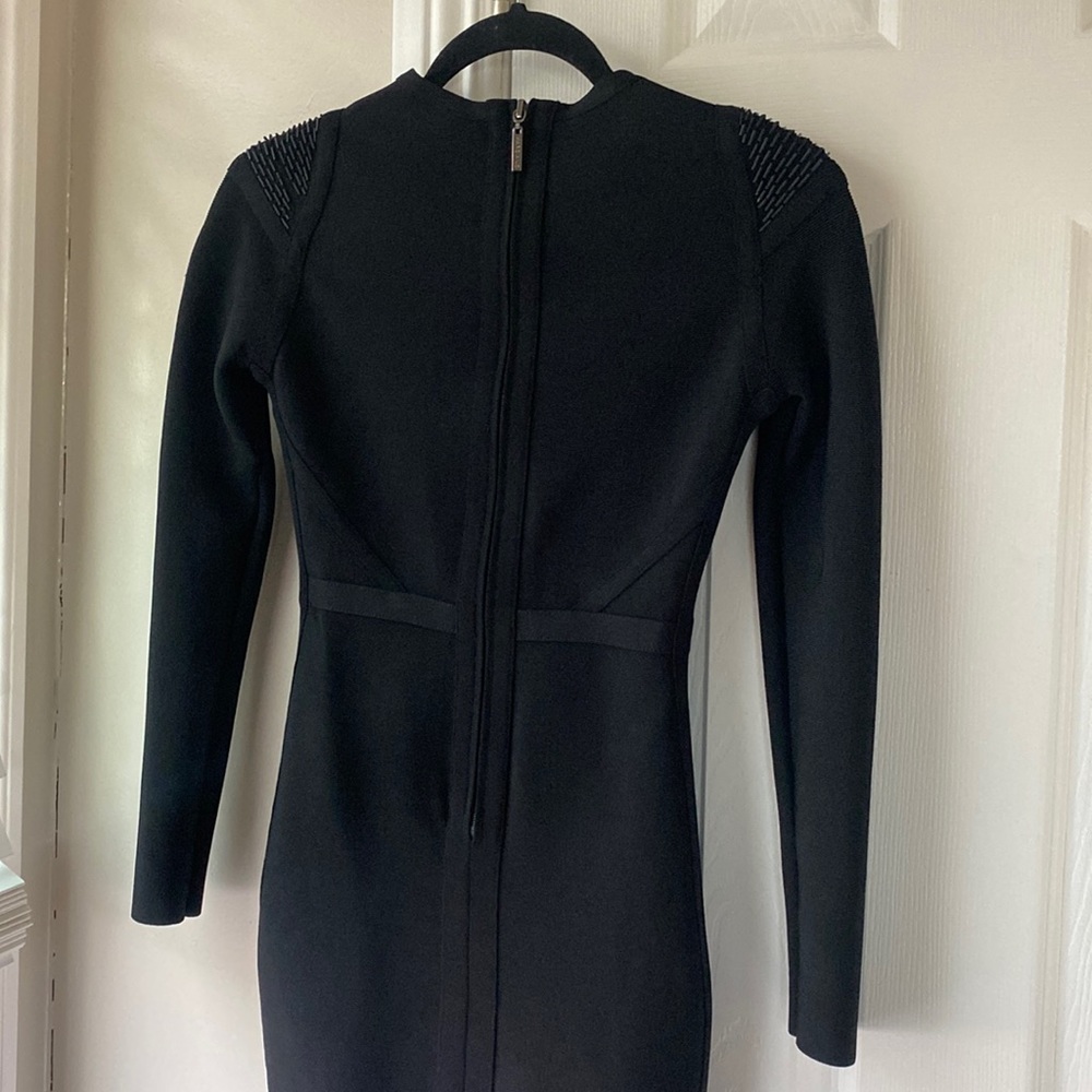Black bandage dress size is xs